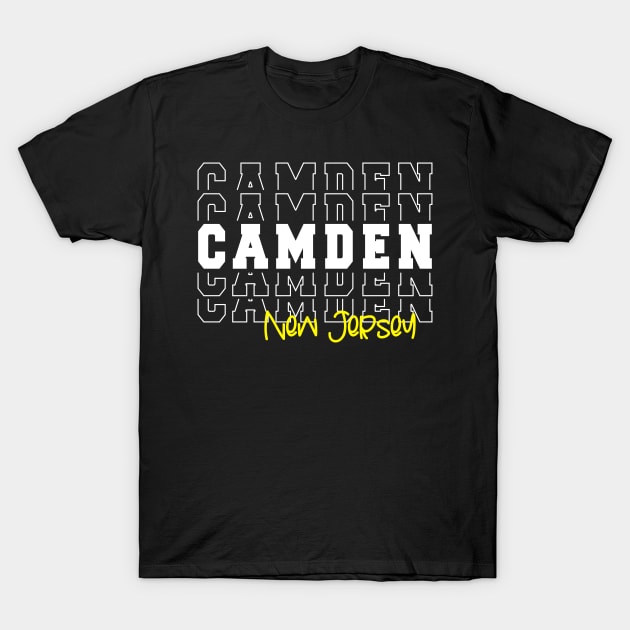 Camden city New Jersey Camden NJ T-Shirt by TeeLogic